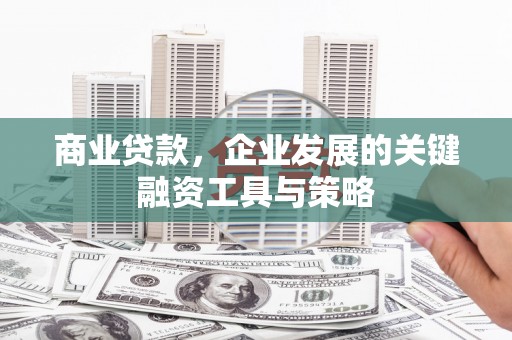 椒江商业贷款，企业发展的关键融资工具与策略