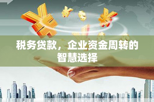 椒江税务贷款，企业资金周转的智慧选择