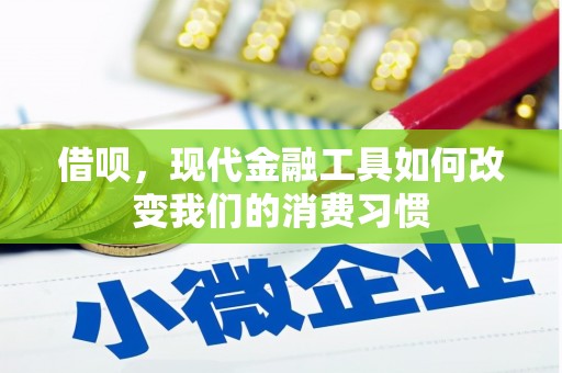 椒江借呗，现代金融工具如何改变我们的消费习惯