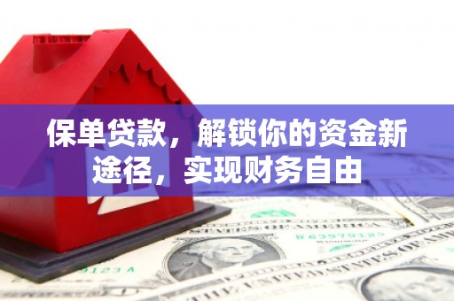 椒江保单贷款，解锁你的资金新途径，实现财务自由